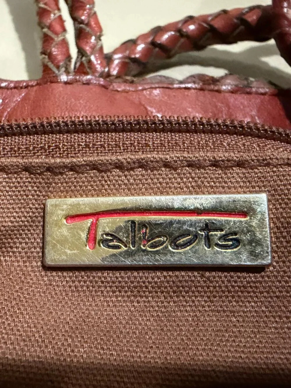 Talbots talbot leather